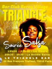 Vendredi 23 Janv/ soirée Salsa Triangle Bercy Village