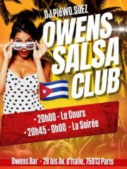 Lundi / Soirée Salsa / Bar Terrasse OWENS Salsa Club
